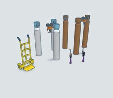 Oxy/Acetylene Welding Station Set - 1/43