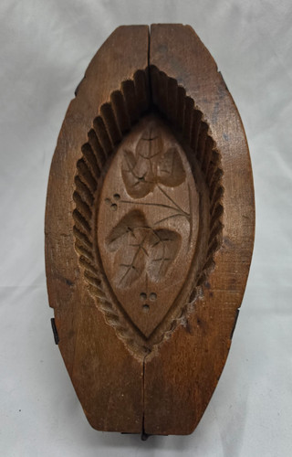 Ancien moule beurre bois - beurre,