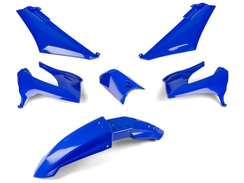 Kit carénages bleu derbi - kit,