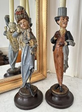 Ancien Paire bougeoirs en