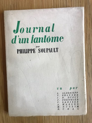 Philippe soupault journal - soupault,
