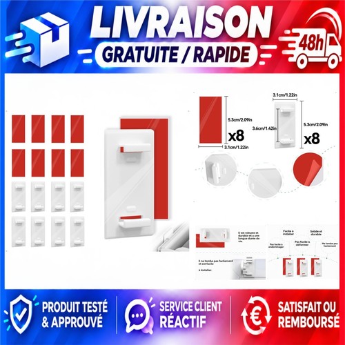 Supports adhésifs pour store