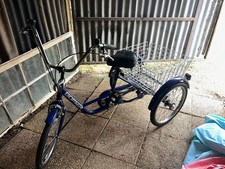 Tricycle Gomier adulte bleu