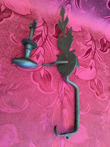 Loquet fer forgé ancien - loquet, en