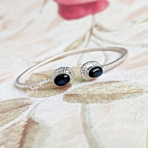 Bracelet ouvert argent - bracelet,