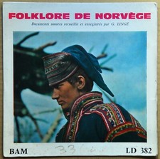 EP 33 TOURS - FOLKLORE DE NORVEGE - BAM - 1961 - TRES BON ETAT
