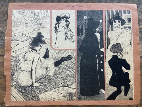 Curiosa planche découpis - nu,