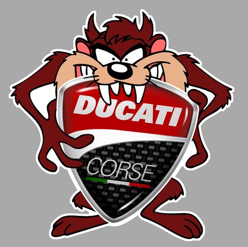 Ducati taz sticker - ducati,