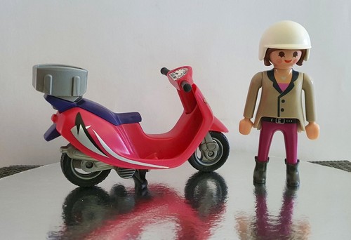 Playmobil scooter rose - -,