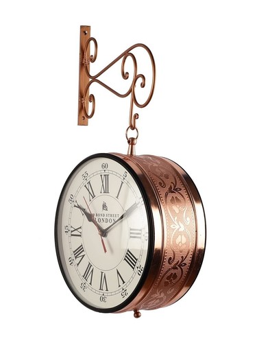Ancienne horloge murale double
