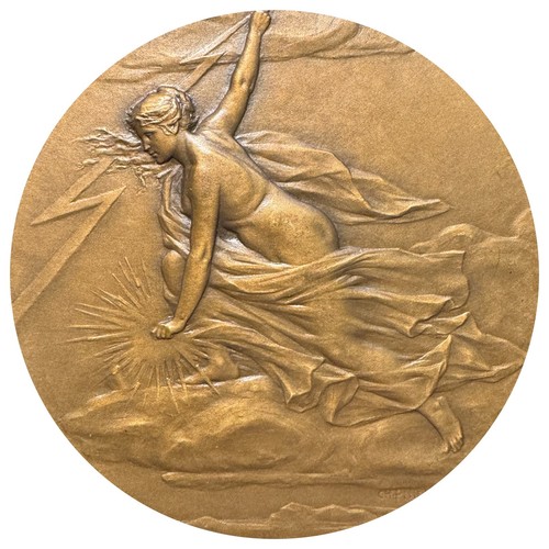 Médaille bronze femme - bronze,