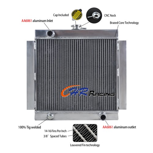 44mm aluminum radiator - aluminum,