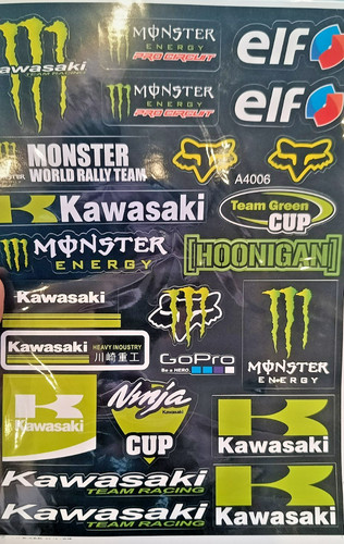 Autocollant monster energy