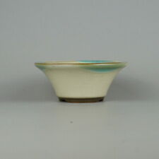 Japanese Bonsai Pot Koishiwara-yaki 5 inch Cactus Plants Botanical White Glazed