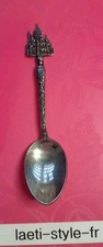M11301 Collectible Small Spoon in Silver Metal Paris Sacred Heart Punch 