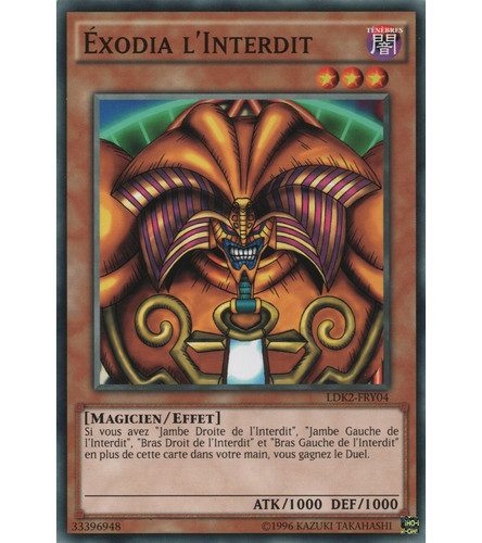 Carte éxodia - carte, yu-gi-oh!