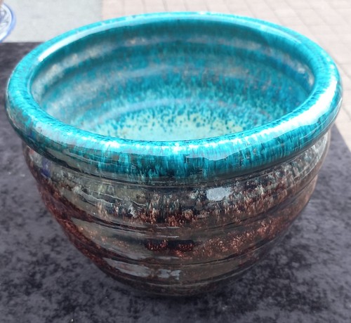 Cache pot céramique vintage - cache-pot,