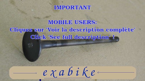 Soupape echappement pour - d'echappement,