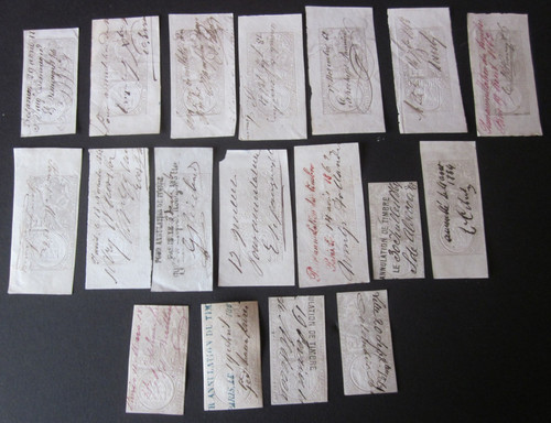 Timbres fiscaux effets - timbres, de