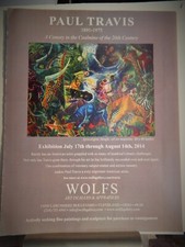 PAUL TRAVIS / HENRY SCHOUTEN  ART PIECES ORIG VTG 2014  ADVERTISEMENT,