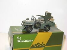 SOLIDO, Dodge 51 Military 4X4 Toilet Truck with 35mm Gun Shield