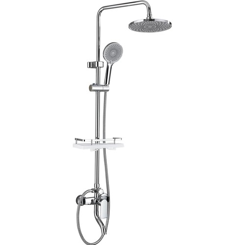 Colonne douche chrome avec - colonne,