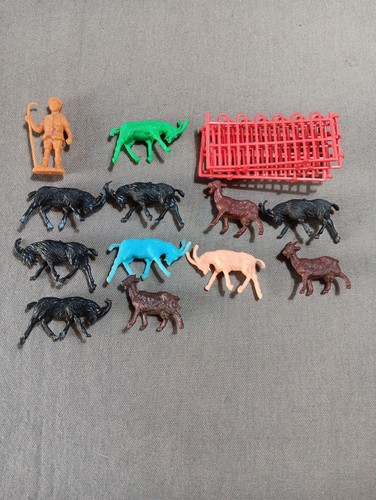 Lot figurines animaux bouc - figurines,