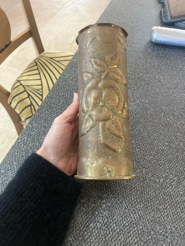 Militaria vase douille - militaria, obus