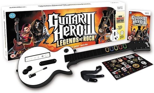Jeu wii guitar hero - guitar,