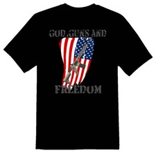 God guns and freedom black or