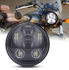 Phares LED 5,75 " Noir Avec Feu de Stationnement Harley Davidson
