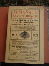 ALMANACH MATOT-BRAINE MARNE