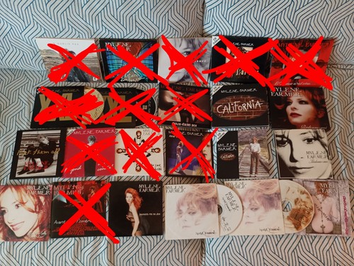 Lot single toute époque - 18, cd
