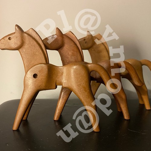 Playmobil vintage chevaux - playmobil, 3x