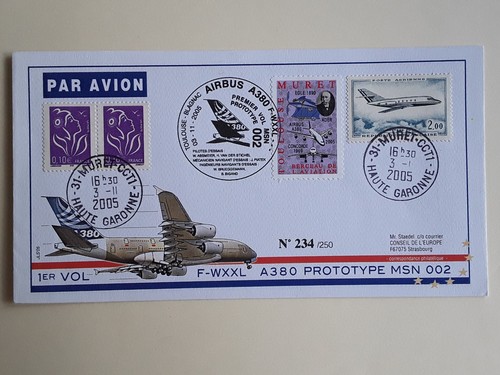 Enveloppe a380 14t2 2005 1er - a380-14t2, "1er