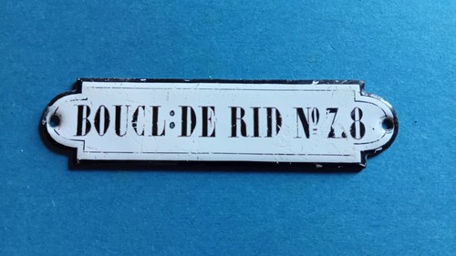 Ancienne plaque émaillée - plaque,