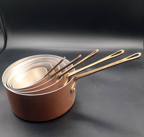 Lot casseroles en cuivre - lot, de
