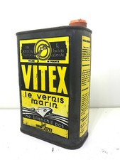 ANTIQUE VARNISH CAN ADVERTISING MARINE VARNISH VELEX