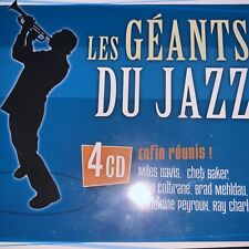 RARE BOITIER 4 CD / LES GEANTS DU JAZZ / 42 TITRES / NEUF SOUS CELLO