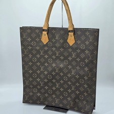 Louis Vuitton Sac Plat Unisex Bag Canvas Leather W36×H39×D9cm / 14.2×15.4×3.5in