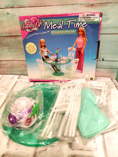  BARBIE cuisine Mattel 2002 - coin repas My Fancy Life meubles+accessoires neufs