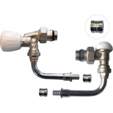 Giacomini Kit pour raccord court inversé à glisser PER RK011Y006 / Diamètre 16mm