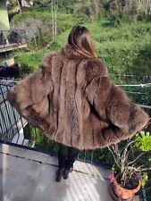 Brown greenland fox SILBERFUCHS  COAT PELLICCIA Volpe FOURRURE RENARD fox fur