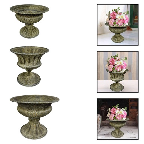 Vase fleurs fer forgé - vase, en
