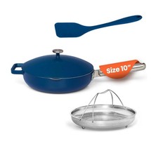 OnePan 10.5” Blue Ceramic Nonstick Saute Frying Pan Skillet Oven Induction New 