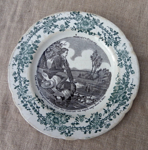 Longwy ancienne assiette - longwy,