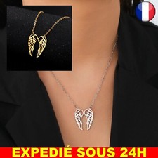 ✅ Collier Aile d'Ange Acier