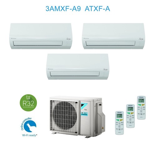 Daikin 3amxf52a9 3x atxf25a - +,