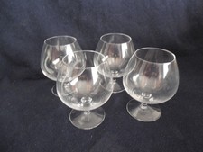 4 VERRES A COGNAC EN CRISTAL