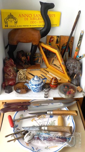 Lot brocante objets - lot,